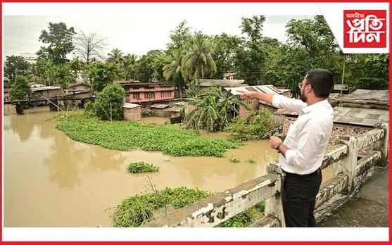 নগাঁও জিলাত জটিল হৈ পৰিছে বান পৰিস্থিতিঃ ১৯৭ খন গাঁও জলমগ্ন... 